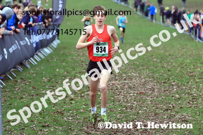 Mens Under-17s 2026 UK CAU Inter Counties Cross Country, Wollaton Park, Nottingham. Photo: David T. Hewitson/Sports for All Pics